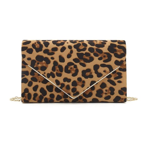 Faux Suede Clutch Bag Elegant Evening Purse Wedding/Prom/Black-Tie ^-^ - Picture 1 of 7